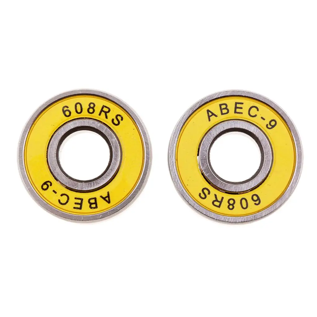 High Precision Skateboard Bearings 608RS Dual Sealed for Professional Inline Skates and Longboards
High Precision Skateboard Bearings 608RS Dual Sealed for Professional Inline Skates and Longboards