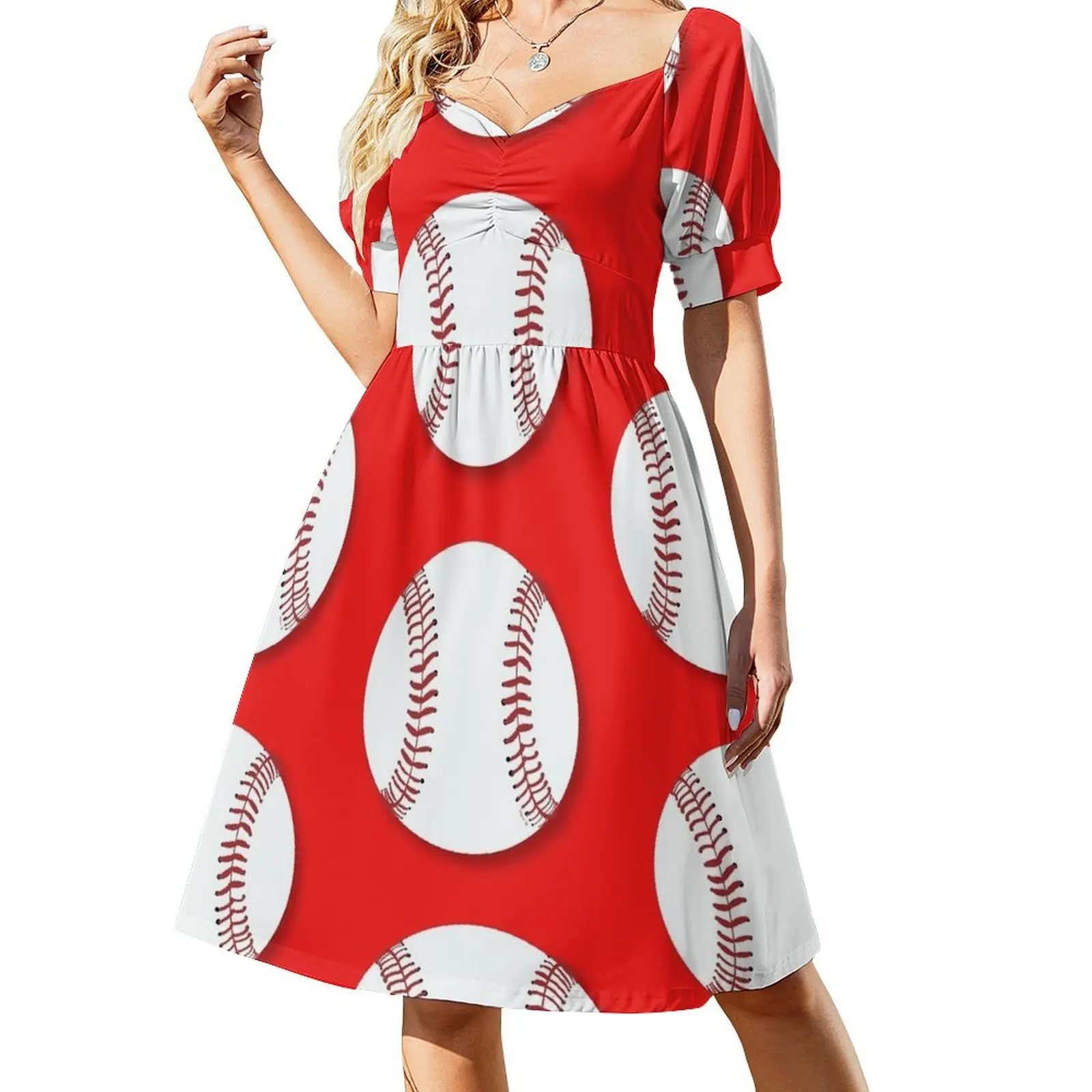 Baseball Short Sleeved Dress summer dresses women 2025 prom dresses Woman clothes Dress
Baseball Short Sleeved Dress summer dresses women 2025 prom dresses Woman clothes Dress