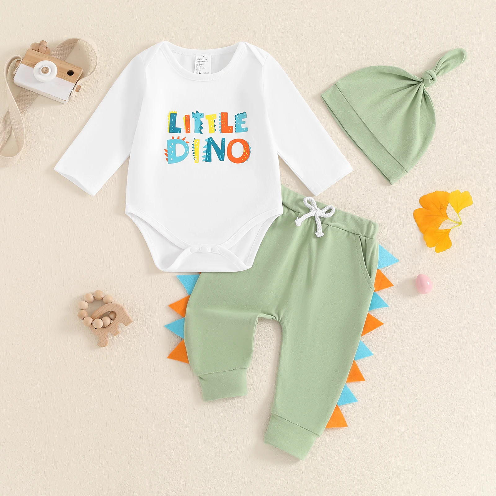 BeQeuewll Cute New Baby Boys Fall Suit Outfit Casual Soft Long Sleeve Letter Print Romper Dinosaur Drawstring Pants Hat Kid Sets
BeQeuewll Cute New Baby Boys Fall Suit Outfit Casual Soft Long Sleeve Letter Print Romper Dinosaur Drawstring Pants Hat Kid Sets