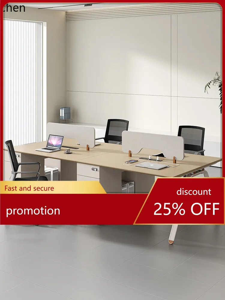 CZ Staff Office Desk and Chair Set Simple Modern Office Six-Four Person Workstation Partition Cubicle Workstation Computer Desk
CZ Staff Office Desk and Chair Set Simple Modern Office Six-Four Person Workstation Partition Cubicle Workstation Computer Desk