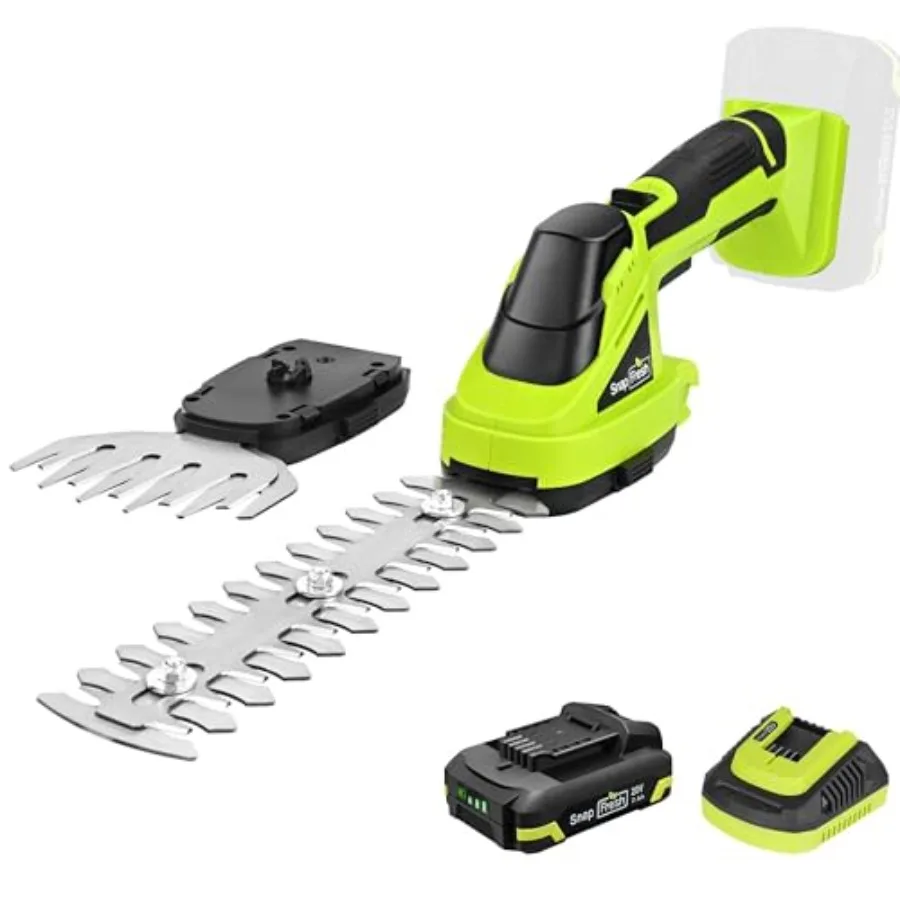 Аккумуляторный кусторез 20В 2-в-1: электрический триммер для живой изгороди 8,67 дюйма и ножницы для травы 4,72 дюйма с аккумулятором 2,0 Ач и зарядным устройством, ручной
Аккумуляторный кусторез 20В 2-в-1: электрический триммер для живой изгороди 8,67 дюйма и ножницы для травы 4,72 дюйма с аккумулятором 2,0 Ач и зарядным устройством, ручной