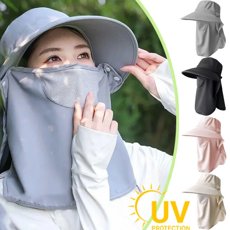 Full Coverage Sun Hat with Face Mask and Neck Protection Outdoor Hunting Fishing Cap for Men Women Hiking Camping
Full Coverage Sun Hat with Face Mask and Neck Protection Outdoor Hunting Fishing Cap for Men Women Hiking Camping