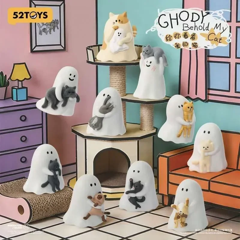 52TOYS Blind Box Luminous Ghost Cat Figurine Trendy Collectible Toy Home Desk Ornament Birthday Gift For Collectors
52TOYS Blind Box Luminous Ghost Cat Figurine Trendy Collectible Toy Home Desk Ornament Birthday Gift For Collectors