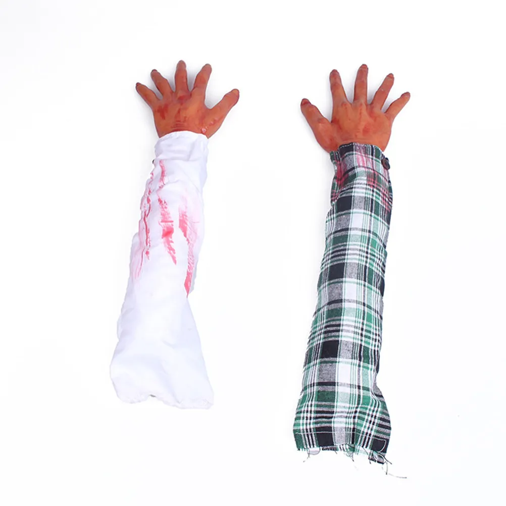 2Pcs Fake Hand Props Horror Realistic Halloween Broken Hands Prank Supplies Party Decoration Haunted House Props
2Pcs Fake Hand Props Horror Realistic Halloween Broken Hands Prank Supplies Party Decoration Haunted House Props