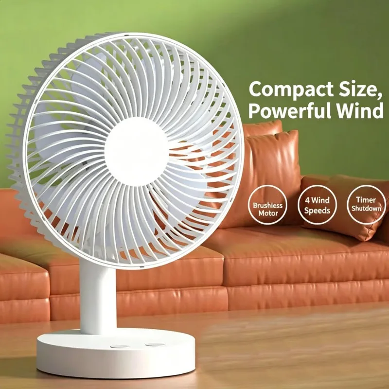 Compact USB Rechargeable Desktop Fan, Personal Mini Electric Fan for Home, Office and Student Use
Compact USB Rechargeable Desktop Fan, Personal Mini Electric Fan for Home, Office and Student Use