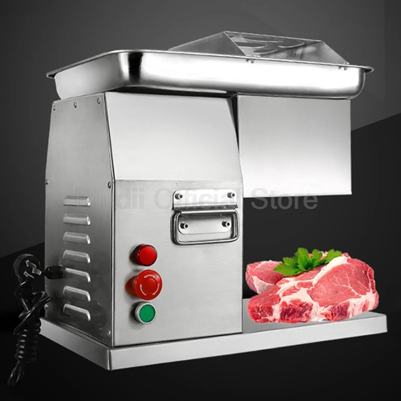 Коммерческая машина для нарезки мяса, 220 В, электрическая автоматическая машина из нержавеющей стали для ресторана, гастрономов, говядины, рыбы, овощей, 400 кг/ч
Коммерческая машина для нарезки мяса, 220 В, электрическая автоматическая машина из нержавеющей стали для ресторана, гастрономов, говядины, рыбы, овощей, 400 кг/ч