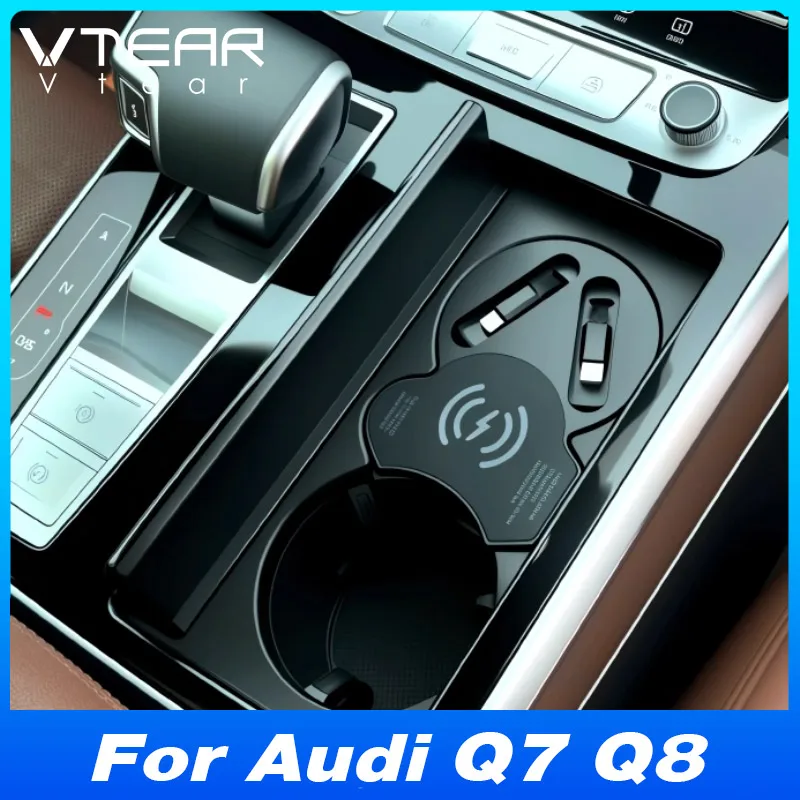 Автомобильное беспроводное зарядное устройство для Audi Q7 2020-2025/Audi Q8 2017-2025 с кабелем расширения, двухпортовый адаптер для быстрой зарядки типа C
Автомобильное беспроводное зарядное устройство для Audi Q7 2020-2025/Audi Q8 2017-2025 с кабелем расширения, двухпортовый адаптер для быстрой зарядки типа C