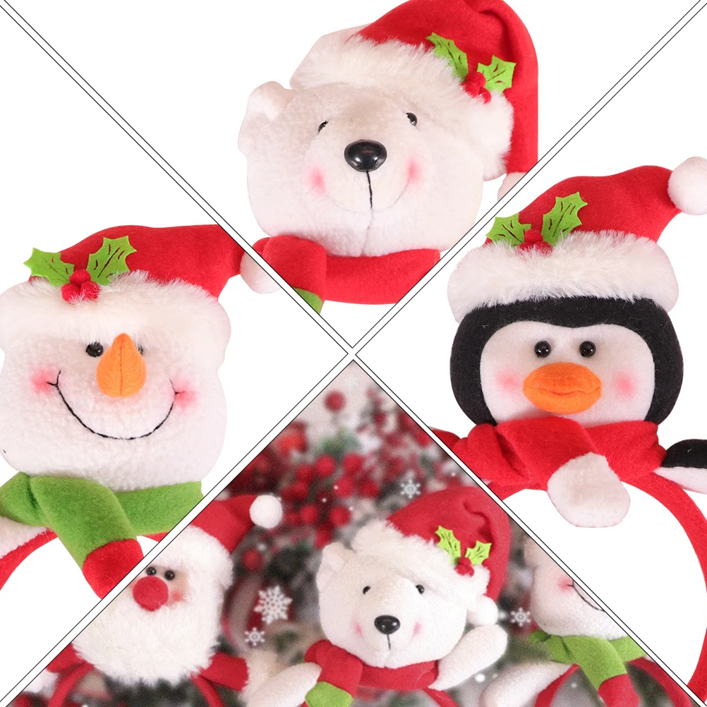 2pcs Christmas Headband Cartoon Patterned Lightweight Party Supplies Festival Three-Dimensional Hair Ornaments Decorative Photo
2pcs Christmas Headband Cartoon Patterned Lightweight Party Supplies Festival Three-Dimensional Hair Ornaments Decorative Photo