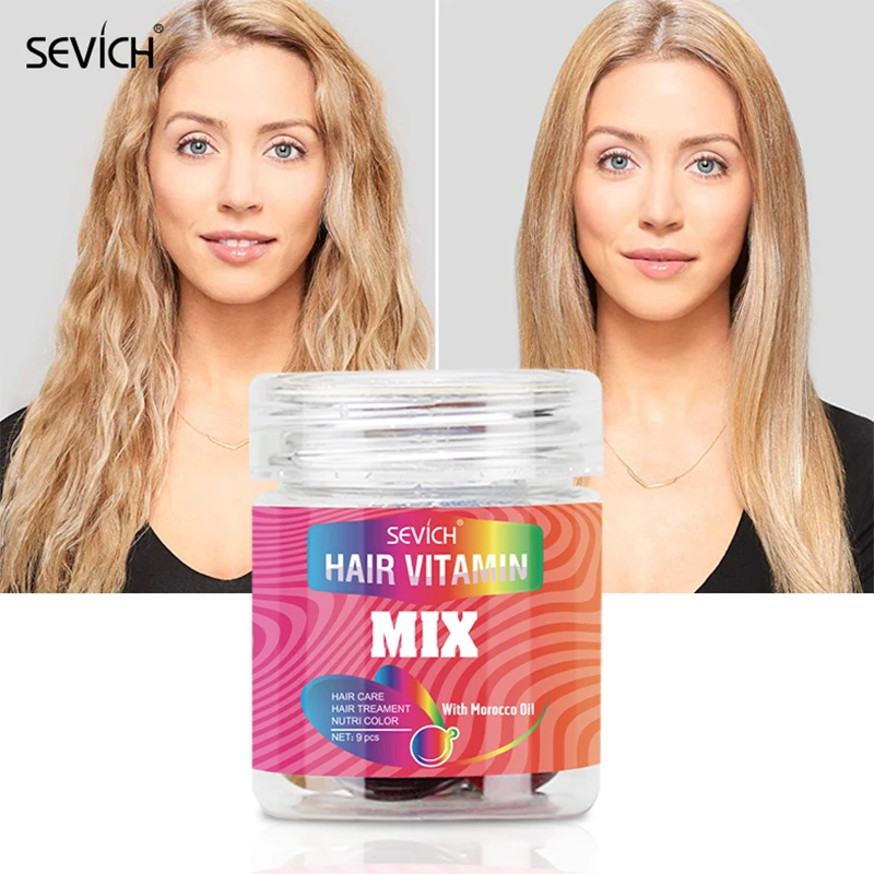 Sevich Mix Hair Vitamin Capsule Smooth Silky Keratin Complex Oil Hair Care Repair Damaged Anti-Loss Moroccan Hair Oil
Sevich Mix Hair Vitamin Capsule Smooth Silky Keratin Complex Oil Hair Care Repair Damaged Anti-Loss Moroccan Hair Oil