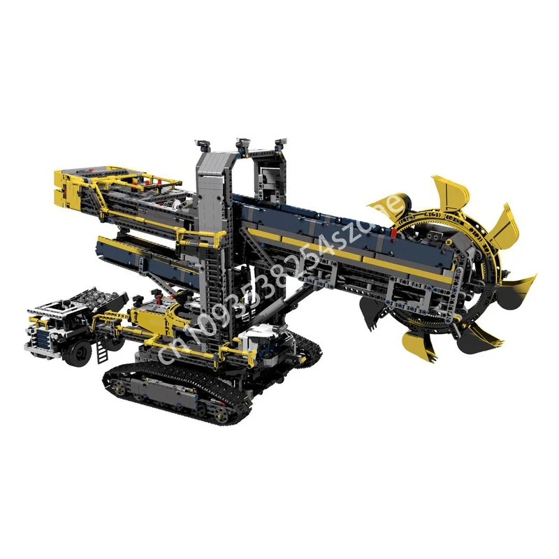 3944PCS MOC 42055 Smooth Bucket Wheel Excavator Building BlocksTechnique Creative Assembly Educational Brick Toys Gifts
3944PCS MOC 42055 Smooth Bucket Wheel Excavator Building BlocksTechnique Creative Assembly Educational Brick Toys Gifts