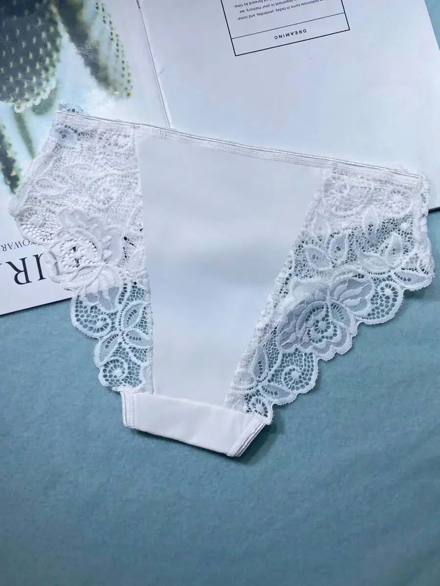 Womens High Waist Lace Briefs Soft Breathable Full Coverage Panties
Womens High Waist Lace Briefs Soft Breathable Full Coverage Panties