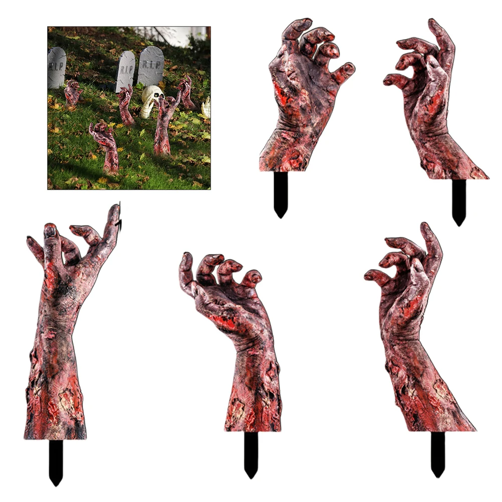 5pcs Halloween Hand Patio Sign With Stakes Horror Theme Lawn Decor Ghosts Hand For Lawns, Gardens, And Haunted House Decorations
5pcs Halloween Hand Patio Sign With Stakes Horror Theme Lawn Decor Ghosts Hand For Lawns, Gardens, And Haunted House Decorations