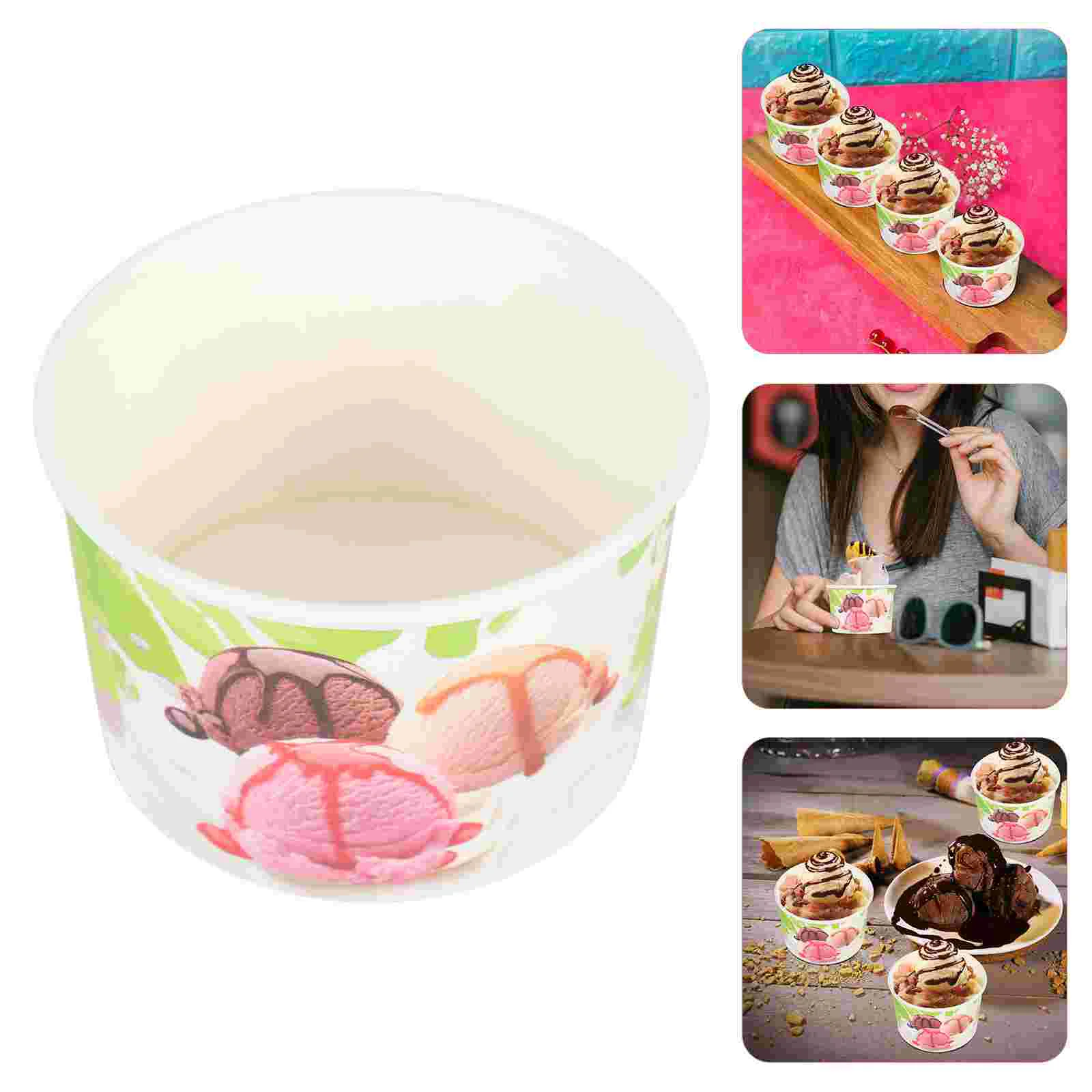 100 Pcs Ice Cream Cups Dessert Paper Yogurt Cold Soup Bowls Cake No Lid Container Mousse Ball Jelly
100 Pcs Ice Cream Cups Dessert Paper Yogurt Cold Soup Bowls Cake No Lid Container Mousse Ball Jelly
