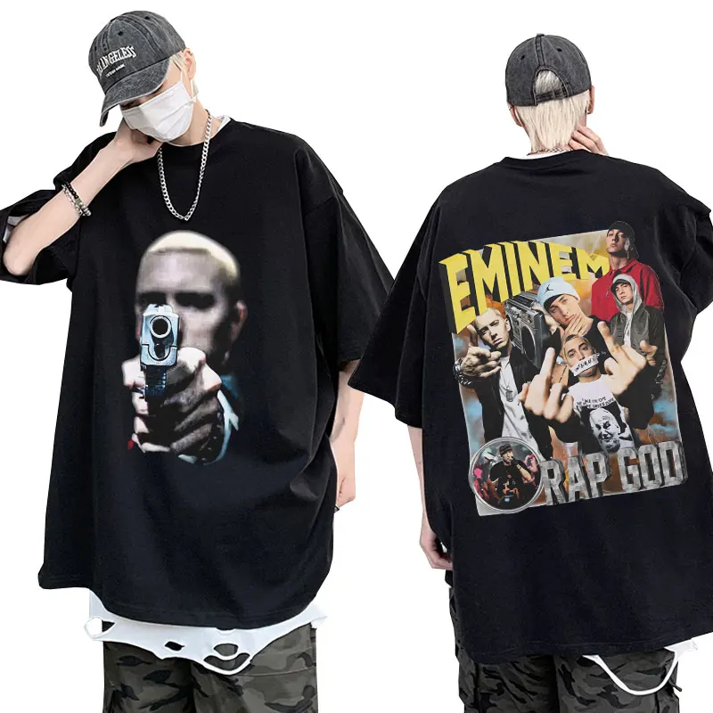 Vintage Style The Eminem Show T-Shirt Men Clothes Hip Hop T Shirts Summer Oversized Cotton Tshirt Short Sleeve Unisex Streetwear
Vintage Style The Eminem Show T-Shirt Men Clothes Hip Hop T Shirts Summer Oversized Cotton Tshirt Short Sleeve Unisex Streetwear