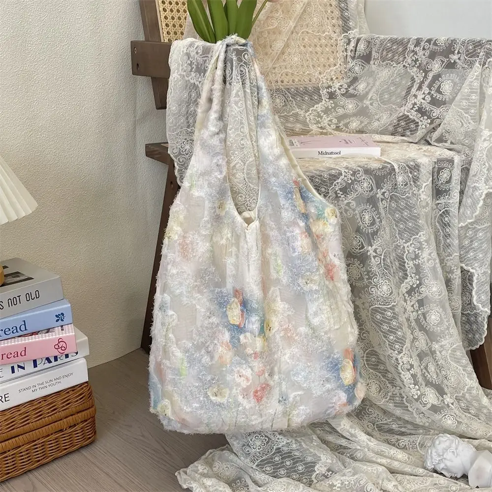 Portable Korean Style Floral Handbag Cute Flower Printing Casual Tote Bags Large Capacity Soft Women's Shoulder Bag Girls
Portable Korean Style Floral Handbag Cute Flower Printing Casual Tote Bags Large Capacity Soft Women's Shoulder Bag Girls