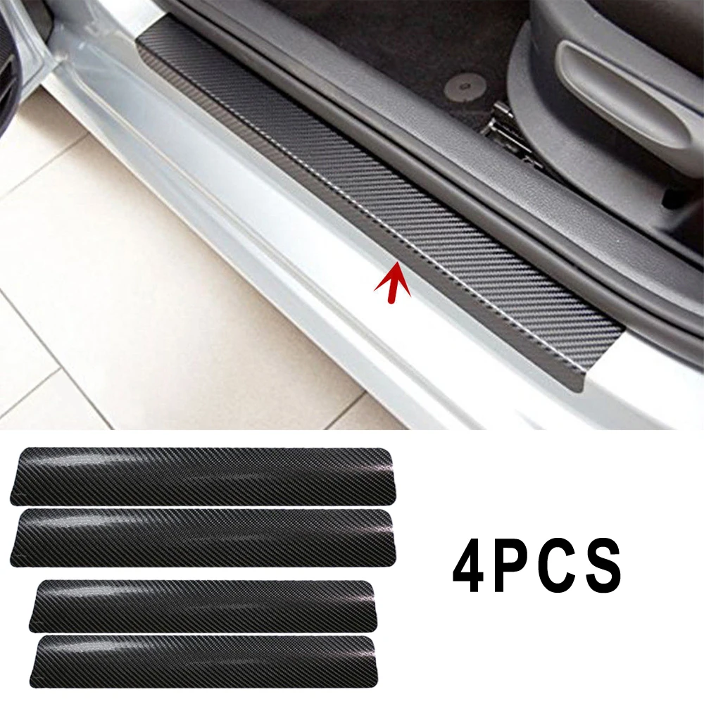 4Pcs Carbon Fiber Car Door Sill Decal Stickers Universal Anti-collision Decorative Strip Car Door Protector Exterior Accessories
4Pcs Carbon Fiber Car Door Sill Decal Stickers Universal Anti-collision Decorative Strip Car Door Protector Exterior Accessories