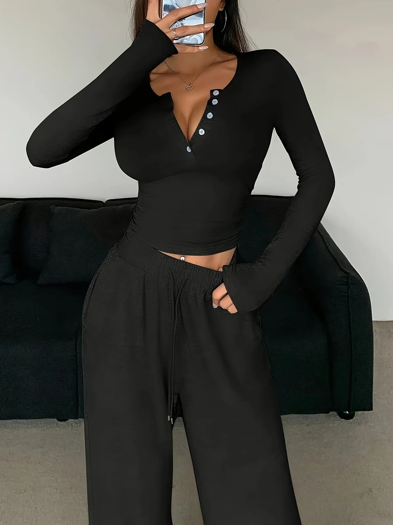 2025 Women Winter Spring Solid Sweatsuit Set Suits Outfits 2 Two Piece Tracksuit Pant Set For Women Female
2025 Women Winter Spring Solid Sweatsuit Set Suits Outfits 2 Two Piece Tracksuit Pant Set For Women Female