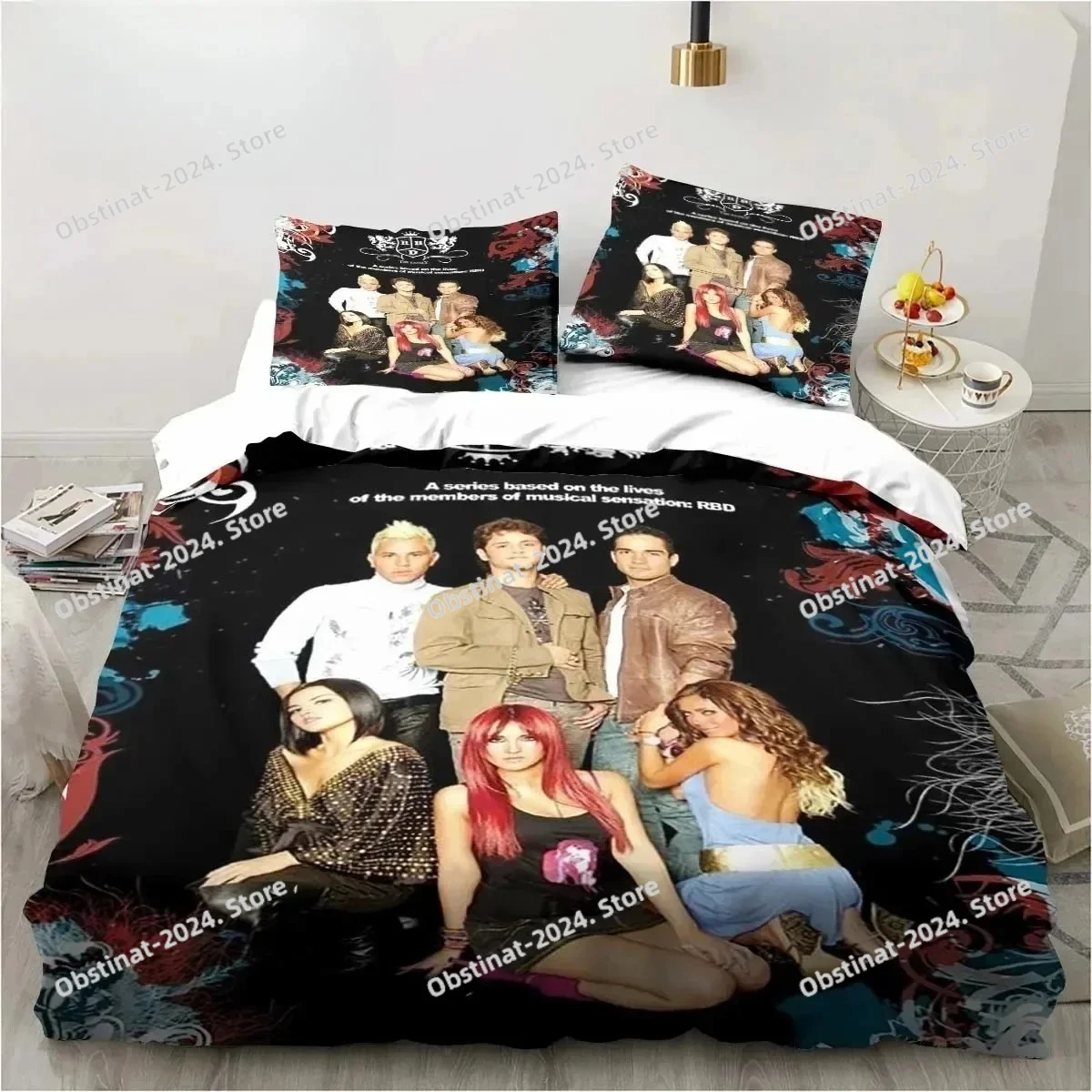 3D Print Music Band RBD Bedding Set Duvet Cover Comforter Bed Set Quilt Cover Pillowcase,King Queen Twin Size Boys Girls Adult
3D Print Music Band RBD Bedding Set Duvet Cover Comforter Bed Set Quilt Cover Pillowcase,King Queen Twin Size Boys Girls Adult