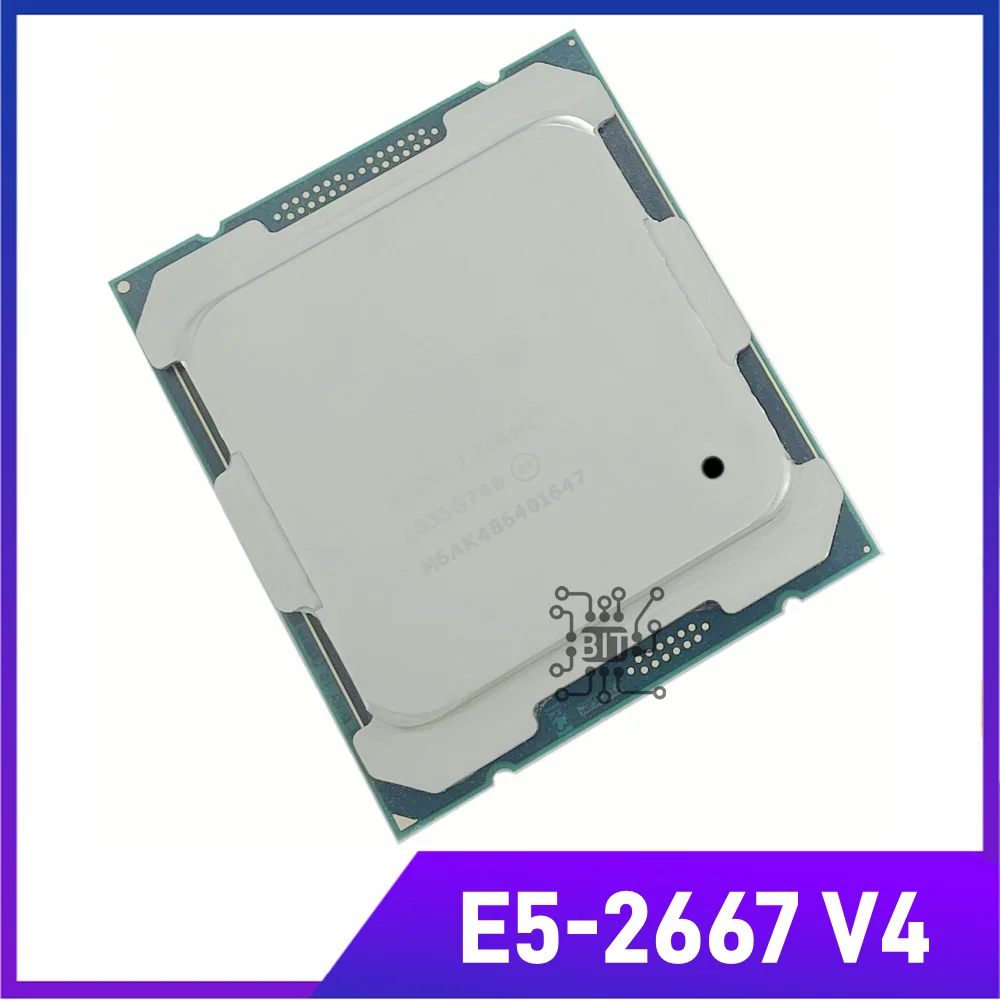E5-2667V4 CPU Xeon E5 2667 V4 3.20GHZ 8-Core 25M E5-2667 V4 DDR4 2400MHz FCLGA2011-3 135W Processor
E5-2667V4 CPU Xeon E5 2667 V4 3.20GHZ 8-Core 25M E5-2667 V4 DDR4 2400MHz FCLGA2011-3 135W Processor