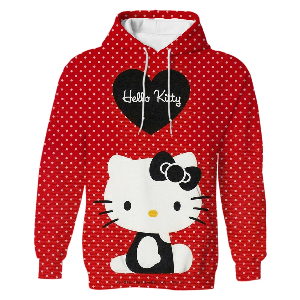 Colorful Hello Kitty peripheral clothing girls long-sleeved hoodie boys autumn and winter sportswear
Colorful Hello Kitty peripheral clothing girls long-sleeved hoodie boys autumn and winter sportswear