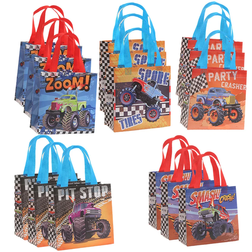 15Pcs Truck Party Bag Race Car Non-woven Tote Bag Truck Themed Party Favor Gift Bag With Handles Machine Birthday Party Supplies
15Pcs Truck Party Bag Race Car Non-woven Tote Bag Truck Themed Party Favor Gift Bag With Handles Machine Birthday Party Supplies