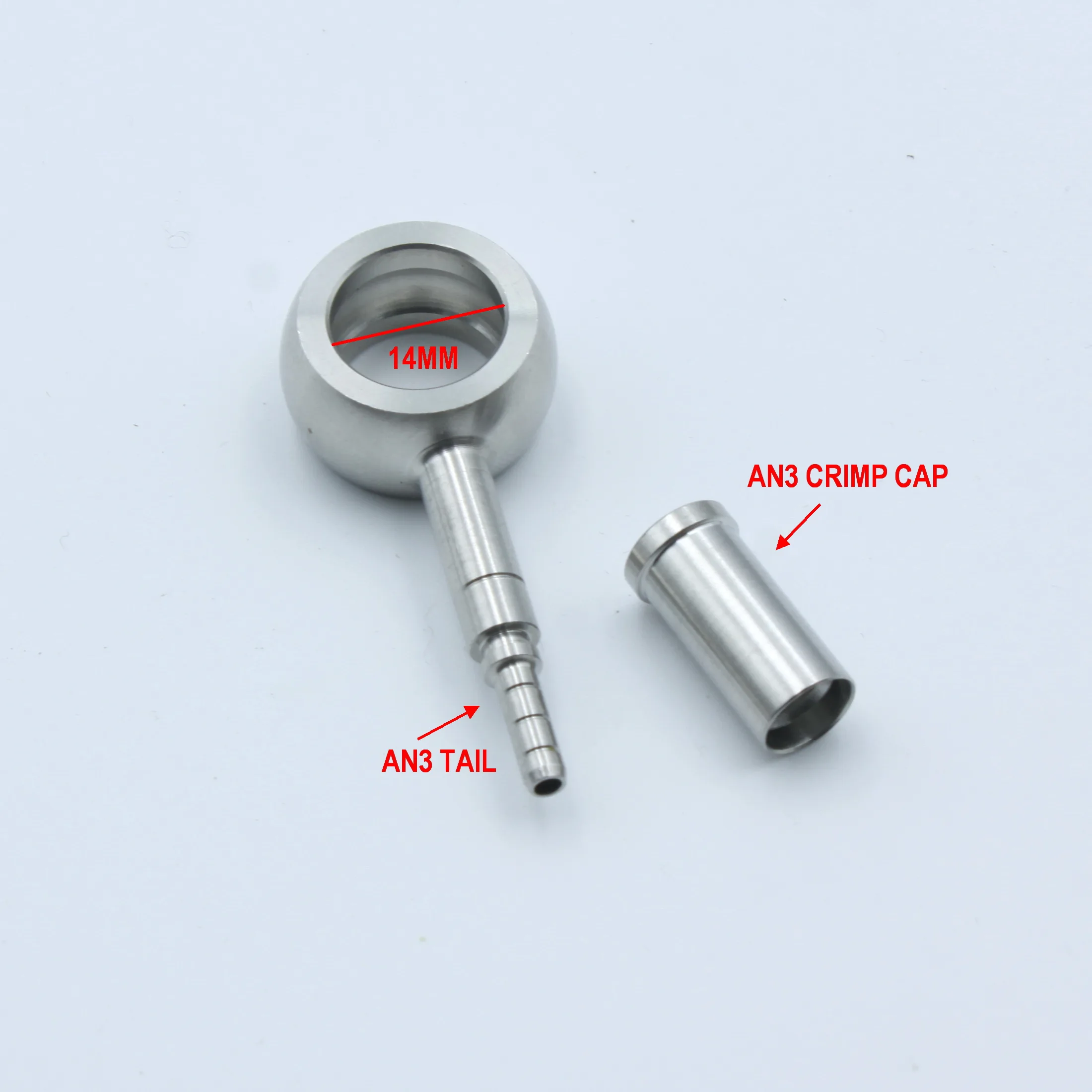 Банджо из нержавеющей стали M14 14 мм для плетеного шланга из ПТФЭ AN3
Банджо из нержавеющей стали M14 14 мм для плетеного шланга из ПТФЭ AN3