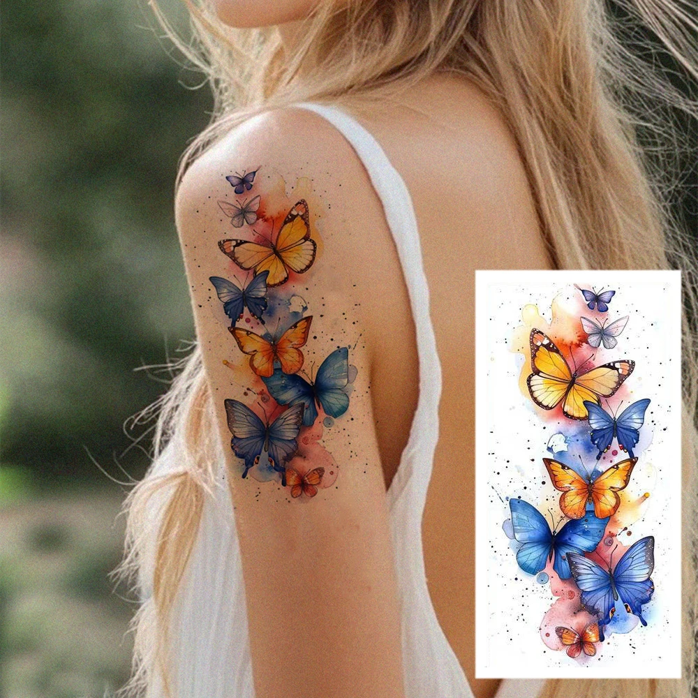 1pc Butterfly Tattoo Sticker for Women Waterproof Butterfly Temporary Tattoo for Hand Arm Chest Body Art Fake Tattoo Body Decor
1pc Butterfly Tattoo Sticker for Women Waterproof Butterfly Temporary Tattoo for Hand Arm Chest Body Art Fake Tattoo Body Decor