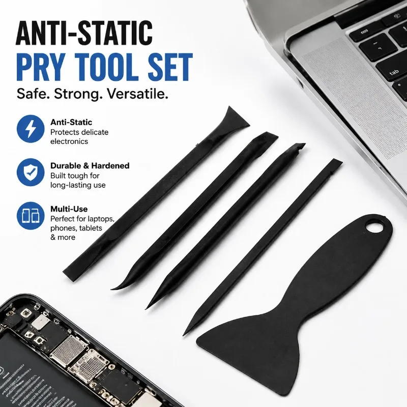 Hardened Plastic Pry Spudger Anti-static Disassembly Tool for Cellphone Laptop Notebook Screen Prying Chip Separation Portable
Hardened Plastic Pry Spudger Anti-static Disassembly Tool for Cellphone Laptop Notebook Screen Prying Chip Separation Portable