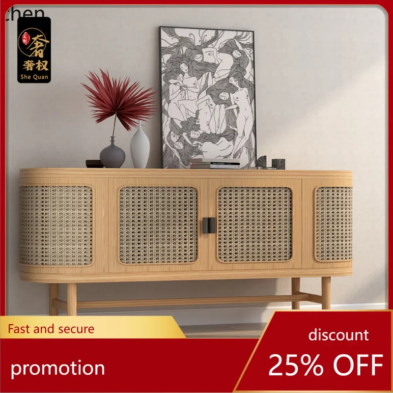YFY Rattan Sideboard Nordic Solid Wood Tea Side Wall Entrance
YFY Rattan Sideboard Nordic Solid Wood Tea Side Wall Entrance