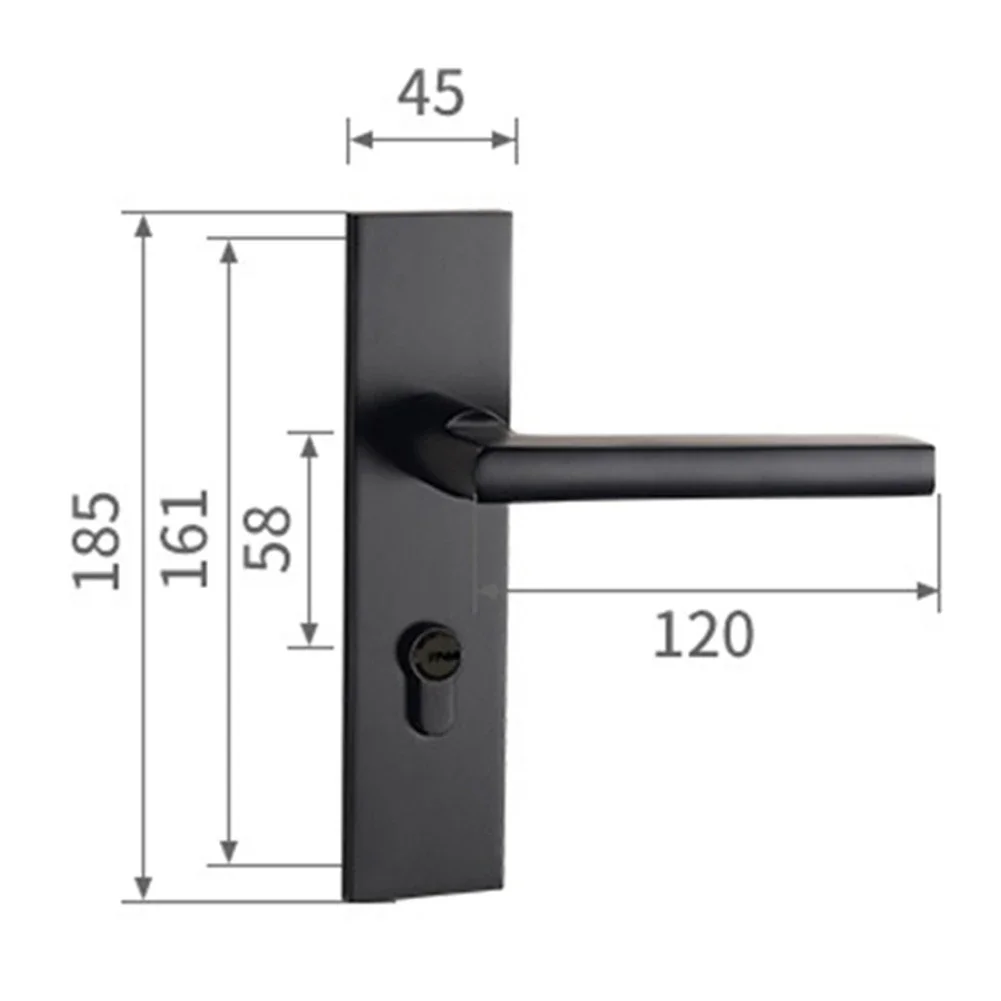 Bedroom Aluminum Alloy Antique Room Door Lock with Key/screw Knob Lock Door Handle Anti-theft Furniture Door Lock
Bedroom Aluminum Alloy Antique Room Door Lock with Key/screw Knob Lock Door Handle Anti-theft Furniture Door Lock