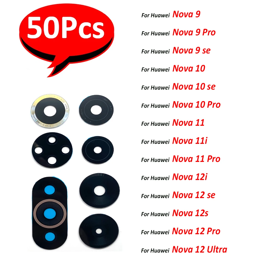 50 шт., новое стекло для камеры Huawei Nova 9 Pro 10 se 11i 11 12 Ultra 12S 12i 12SE, стекло для задней камеры с клеевым клеем
50 шт., новое стекло для камеры Huawei Nova 9 Pro 10 se 11i 11 12 Ultra 12S 12i 12SE, стекло для задней камеры с клеевым клеем