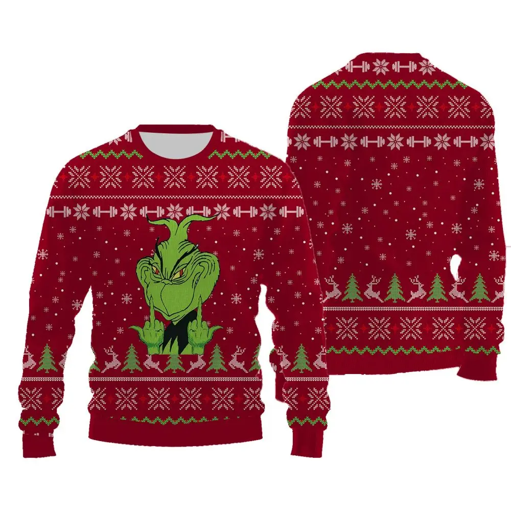 Women's Long-Sleeved Christmas Sweater, Cartoon Funny Pattern, Casual Female Thick Sweater, New Fashion, 2025
Women's Long-Sleeved Christmas Sweater, Cartoon Funny Pattern, Casual Female Thick Sweater, New Fashion, 2025