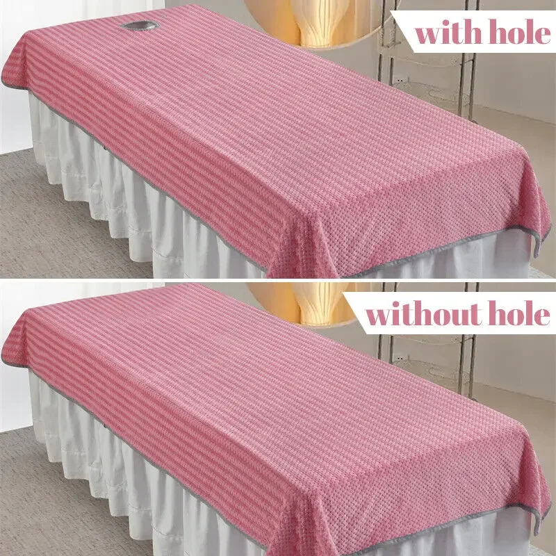 1pc Plush Warm Salon Beauty Bed Massage Sheets SPA Soft Bedding Table Cover Skin-Friendly Soft Salon Sheets With/no Hole
1pc Plush Warm Salon Beauty Bed Massage Sheets SPA Soft Bedding Table Cover Skin-Friendly Soft Salon Sheets With/no Hole