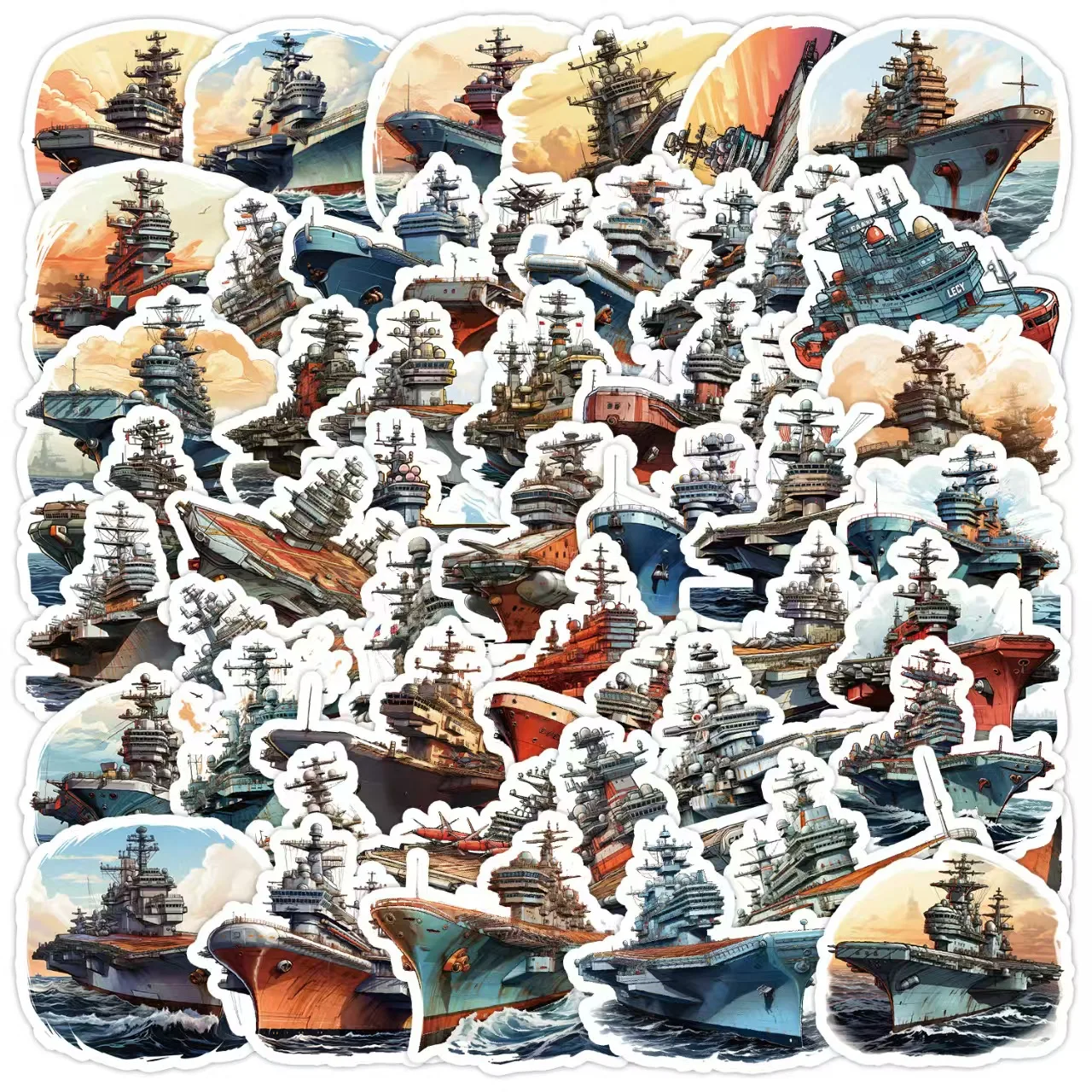 50 Pcs Cool Aircraft Carrier Graffiti Stickers, Waterproof Decals for Water Bottles, Backpacks & Luggage
50 Pcs Cool Aircraft Carrier Graffiti Stickers, Waterproof Decals for Water Bottles, Backpacks & Luggage