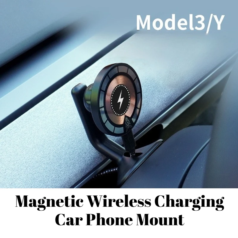 For Tesla Model 3/Y/3 Highland/Y Juniper Magnetic Wireless Charging Car Phone Mount Stable Navigation Holder Fast Charging Past
For Tesla Model 3/Y/3 Highland/Y Juniper Magnetic Wireless Charging Car Phone Mount Stable Navigation Holder Fast Charging Past