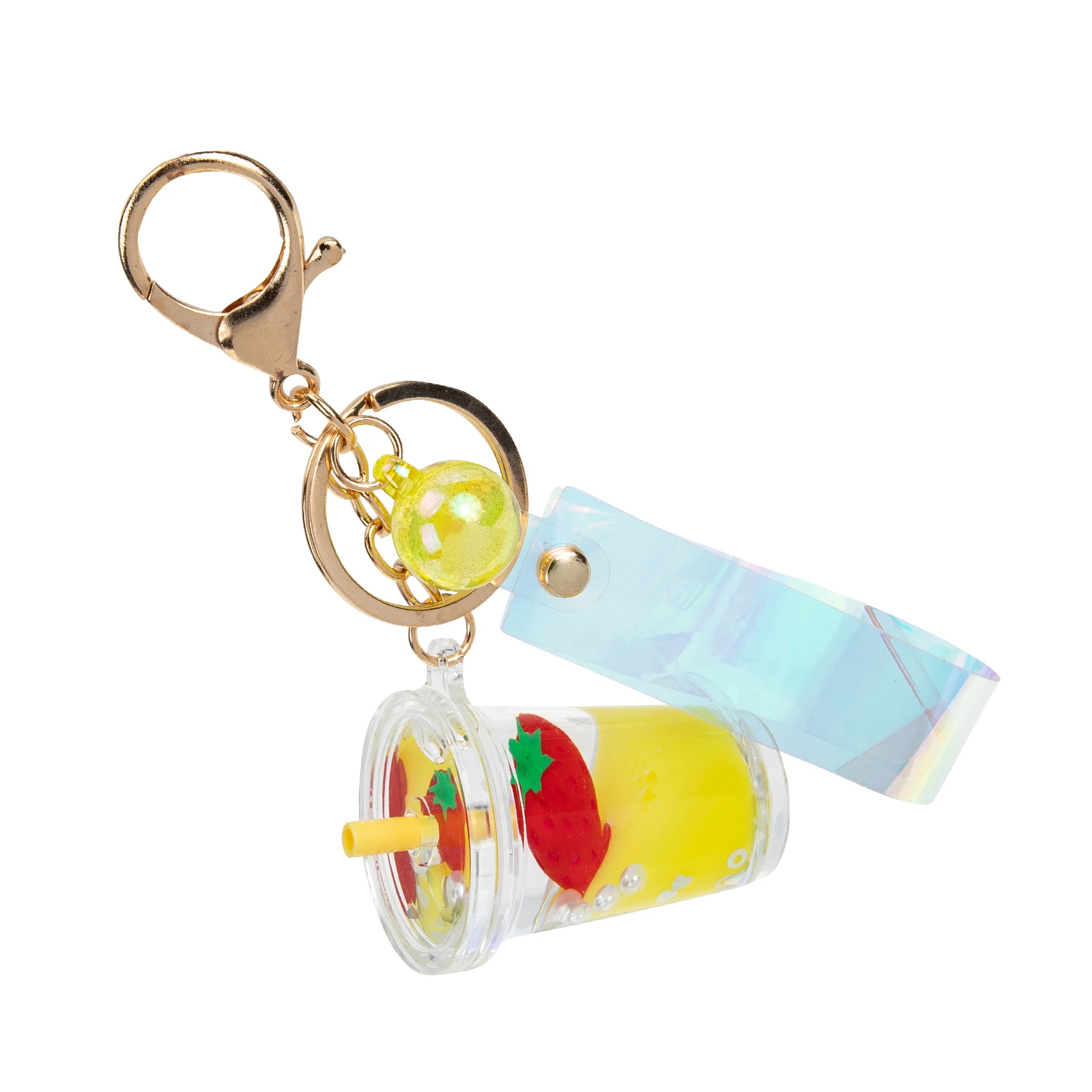 Strawberry Milk Tea Keychain Cute Mini Dessert Charm Key Ring Bag Pendant Liquid Bottle Keychains Lightweight Practical Craft
Strawberry Milk Tea Keychain Cute Mini Dessert Charm Key Ring Bag Pendant Liquid Bottle Keychains Lightweight Practical Craft