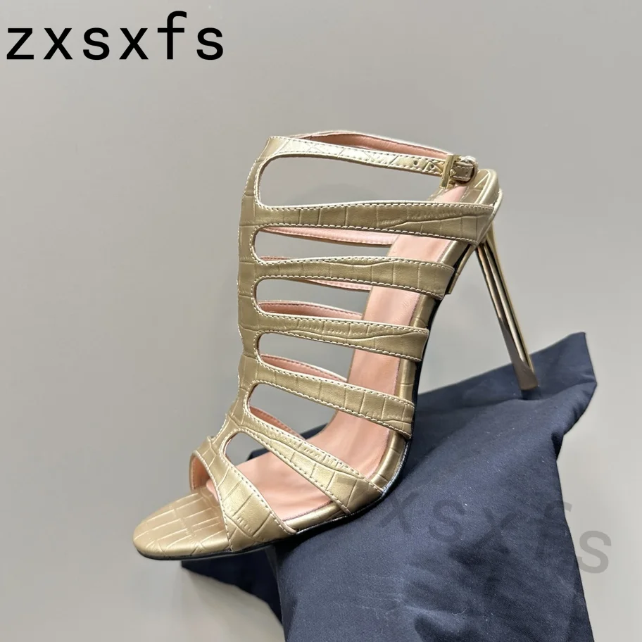 Summer Ankle Strap Leather Modern Sandals For Women Super High Heel Brand Gladiator Sandals Hollow Out Party Shoes Ladie Sandals
Summer Ankle Strap Leather Modern Sandals For Women Super High Heel Brand Gladiator Sandals Hollow Out Party Shoes Ladie Sandals
