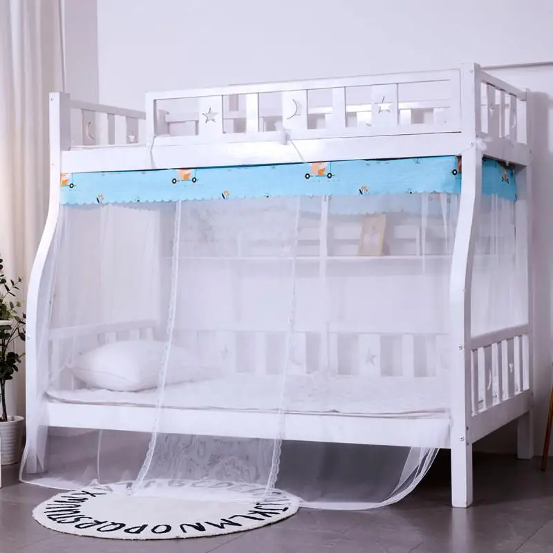 Twin over Full Bunk Bed with Ladder And Mosquito Net for Children Home Use Double Layer Bed High And Low Design Dustproof
Twin over Full Bunk Bed with Ladder And Mosquito Net for Children Home Use Double Layer Bed High And Low Design Dustproof