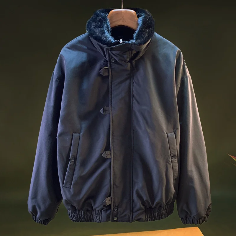 2025 Winter Loose Casual Versatile Fur-Lined Cotton Coat for Men - High-End Plus Size Fluffy Thicken Warm Outerwear
2025 Winter Loose Casual Versatile Fur-Lined Cotton Coat for Men - High-End Plus Size Fluffy Thicken Warm Outerwear