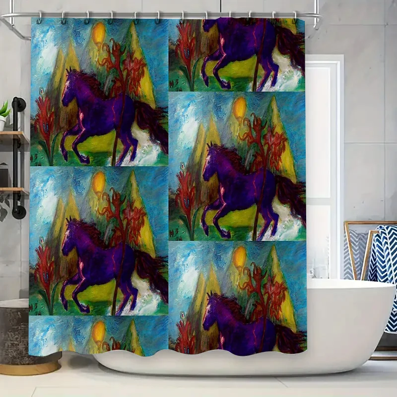 Horse Shower Curtain Farmhouse Coastal Ocean Animal Bathroom Decor Vintage Rustic Sea Horse Print Waterproof Fabric
Horse Shower Curtain Farmhouse Coastal Ocean Animal Bathroom Decor Vintage Rustic Sea Horse Print Waterproof Fabric