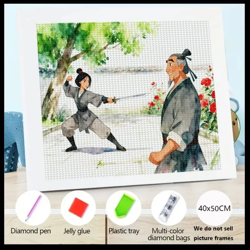 1PC 5D Diamond Painting DIY Art Kit - Samurai & Warrior Scene, Colorful Crystal Gem Art, Perfect Craft for Home Decor, Includes
1PC 5D Diamond Painting DIY Art Kit - Samurai & Warrior Scene, Colorful Crystal Gem Art, Perfect Craft for Home Decor, Includes