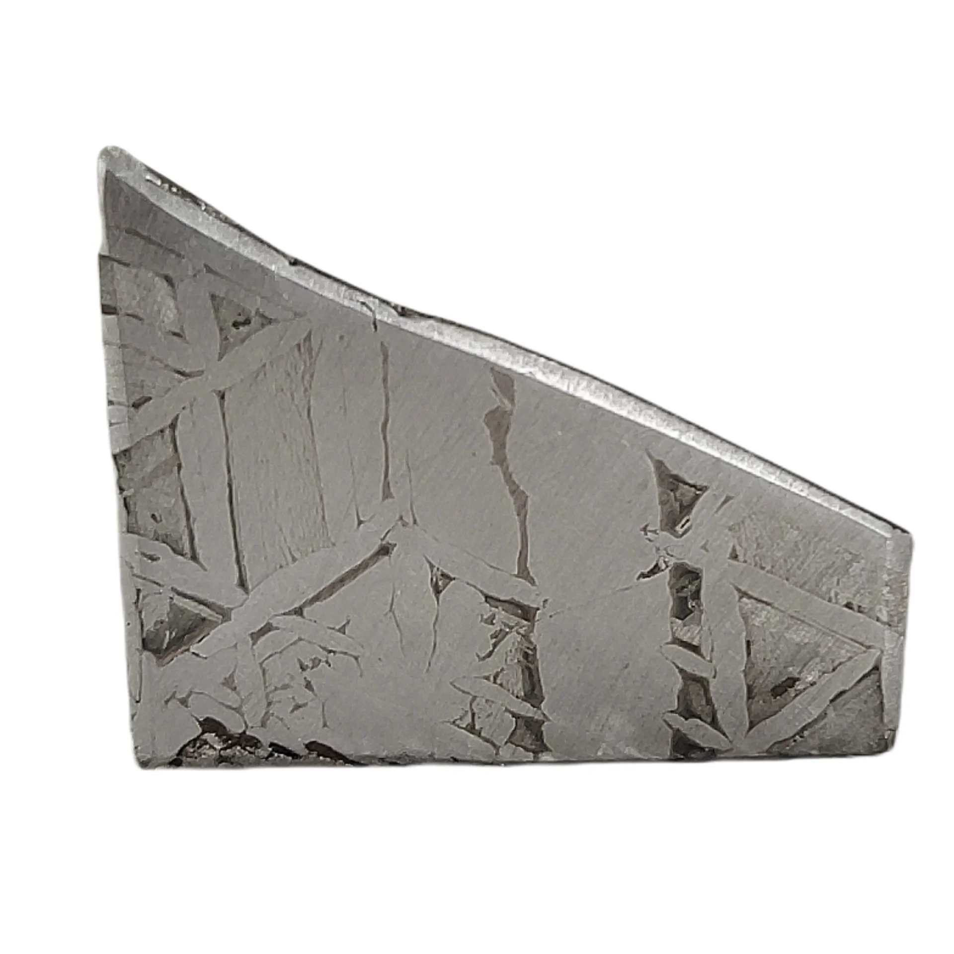 Muonionalusta meteorite slice Natural iron meteorite material specimen Meteorite slice Collection -TC275
Muonionalusta meteorite slice Natural iron meteorite material specimen Meteorite slice Collection -TC275