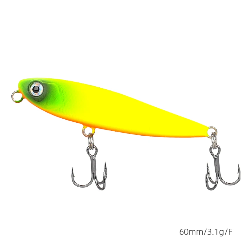 3 шт. 60F Surface Pencil DW64 60 мм 3,1 г Z Dog Topwater Walker Жесткая приманка для окуня Рыболовная приманка Река Озеро Пластиковая приманка
3 шт. 60F Surface Pencil DW64 60 мм 3,1 г Z Dog Topwater Walker Жесткая приманка для окуня Рыболовная приманка Река Озеро Пластиковая приманка