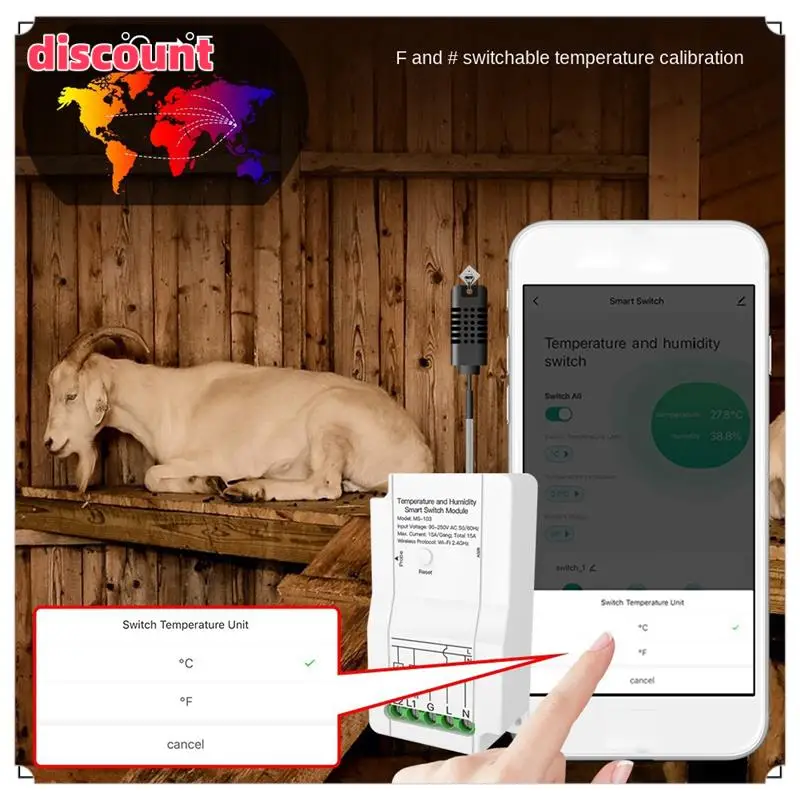 Excellenttqualityy-Wifi Tuya Smart Home Switch Smart Temperature And Humidity Sensor APP Timing Switch Remote Control Module Pro
Excellenttqualityy-Wifi Tuya Smart Home Switch Smart Temperature And Humidity Sensor APP Timing Switch Remote Control Module Pro