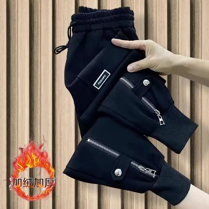 Autumn and Winter Thin Fleece Sweatpants Pants Fashionable Versatile Casual Pants Simple Comfortable Leggings Women's Clothing
Autumn and Winter Thin Fleece Sweatpants Pants Fashionable Versatile Casual Pants Simple Comfortable Leggings Women's Clothing