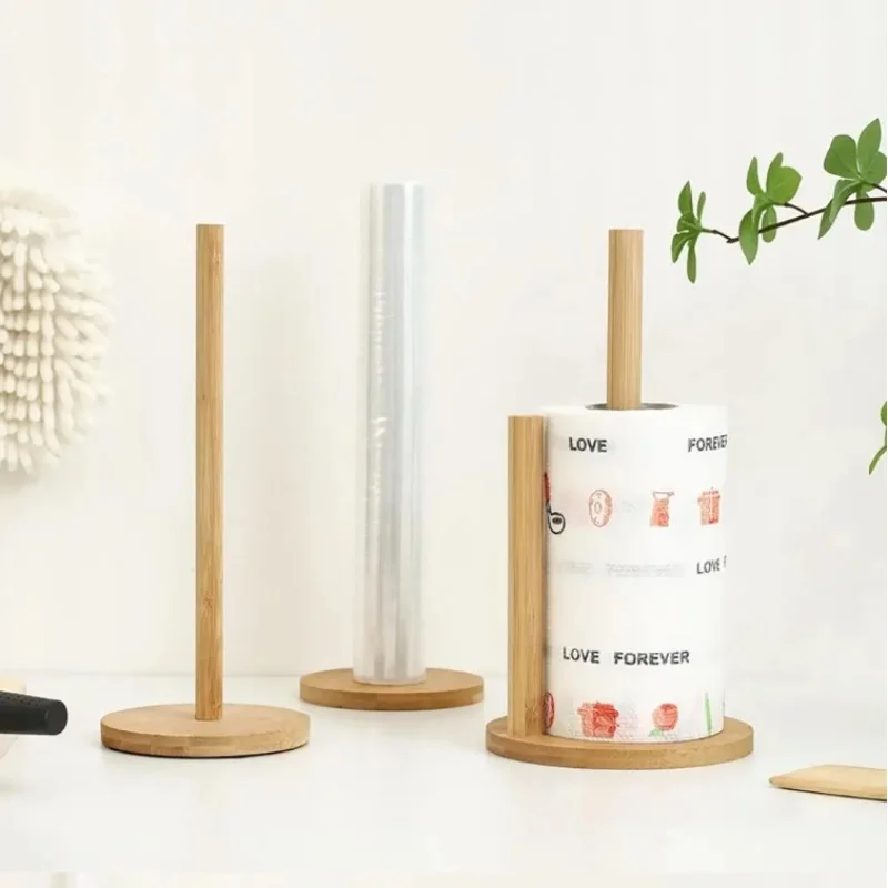 Vertical Wooden Roll Paper Shelf Storage Rack Kitchen Paper Towel Rack Japanese Style Plastic Wrap Lazy Cling Film Rag Holder
Vertical Wooden Roll Paper Shelf Storage Rack Kitchen Paper Towel Rack Japanese Style Plastic Wrap Lazy Cling Film Rag Holder