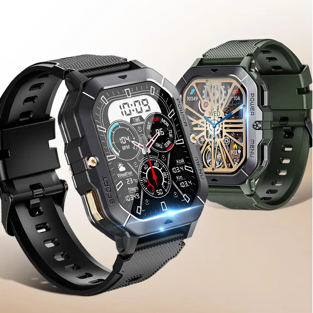 C28 Smart Watch with 2.02-Inch Screen,Long Battery Life,Waterproof,Heart Rate/SpO2 Monitor,Bluetooth Calling and 100+Sport Modes
C28 Smart Watch with 2.02-Inch Screen,Long Battery Life,Waterproof,Heart Rate/SpO2 Monitor,Bluetooth Calling and 100+Sport Modes