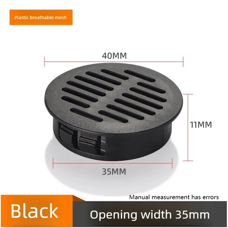 New! For 35/50mm Round Cabinet Air Duct Vent Plastic Louver Mesh Hole Plug Decoration Cover Wardrobe Grille Ventilation Systems
New! For 35/50mm Round Cabinet Air Duct Vent Plastic Louver Mesh Hole Plug Decoration Cover Wardrobe Grille Ventilation Systems