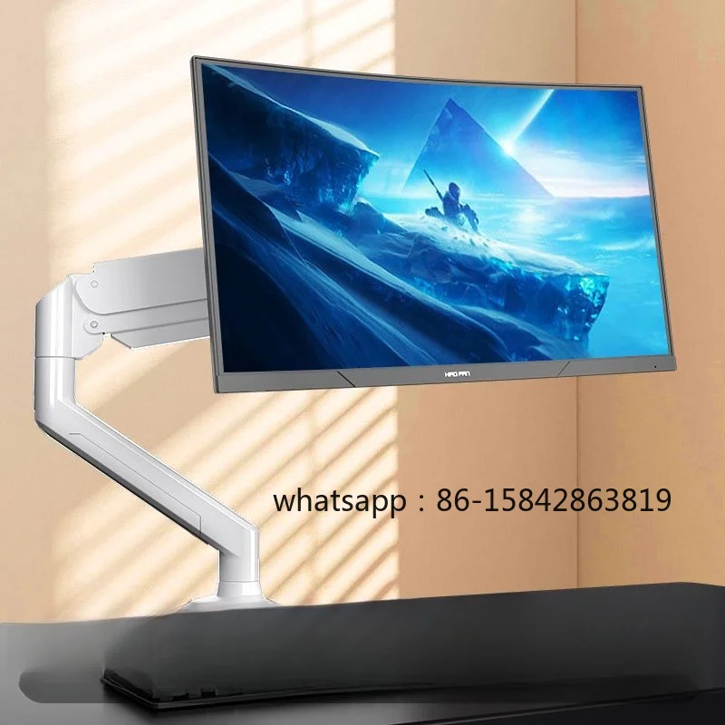 Single and double screen monitor cantilever bracket, desktop computer screen lifting adjustment rotating rack is suitable for
Single and double screen monitor cantilever bracket, desktop computer screen lifting adjustment rotating rack is suitable for