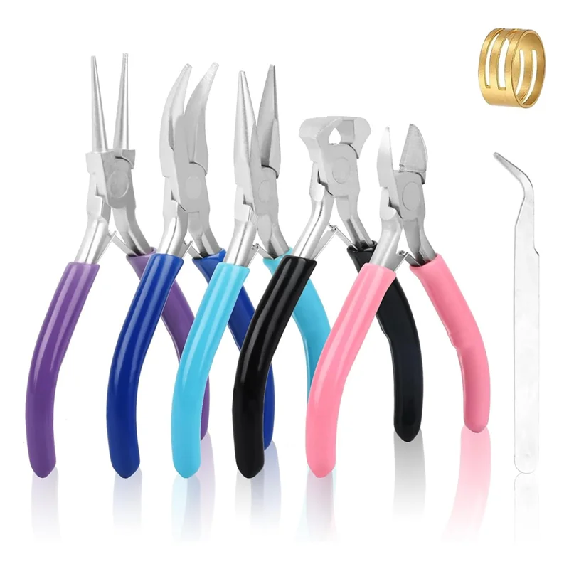 CYL-щипцы для ювелирных изделий, 5 шт., плоскогубцы для изготовления ювелирных изделий, инструменты, концевые кусачки, плоскогубцы и кусачки для ремонта ювелирных изделий, поделок
CYL-щипцы для ювелирных изделий, 5 шт., плоскогубцы для изготовления ювелирных изделий, инструменты, концевые кусачки, плоскогубцы и кусачки для ремонта ювелирных изделий, поделок